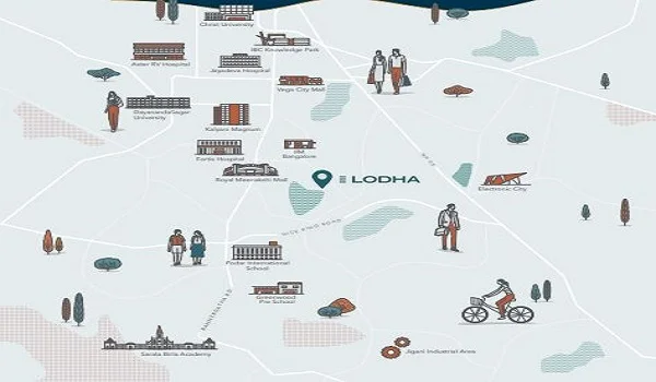 Lodha Azur Location Map